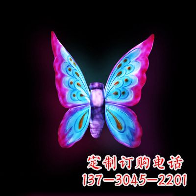 南通璀璨发光蝴蝶雕塑