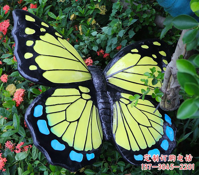 南通玻璃钢蝴蝶雕塑