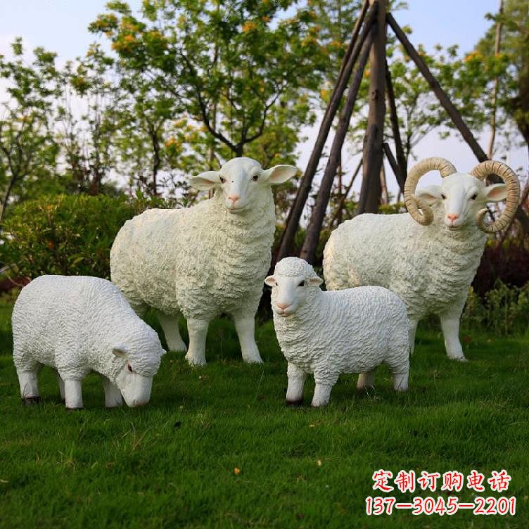 南通精美玻璃钢动物雕塑