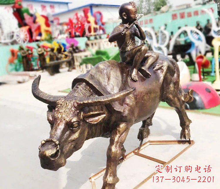 南通牛郎雕塑精美绝伦的铜雕艺术