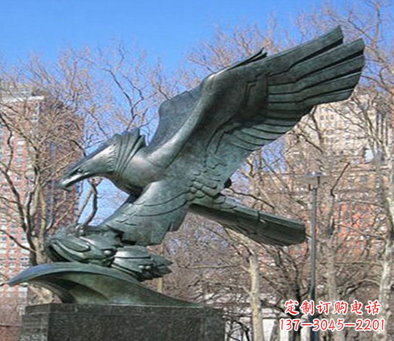 南通飞鹰石雕动物景观雕塑