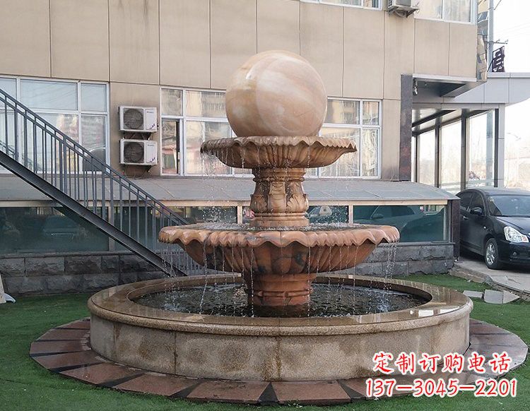 南通风水球喷泉石雕 (2)