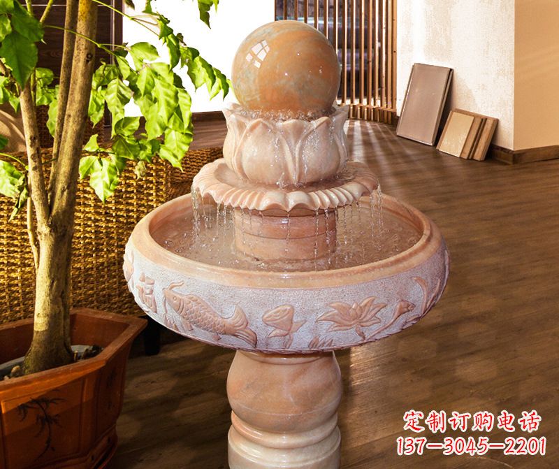 南通风水球石雕图片