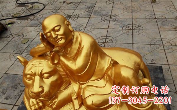 南通伏虎罗汉铜雕,古典美学与艺术的完美结合