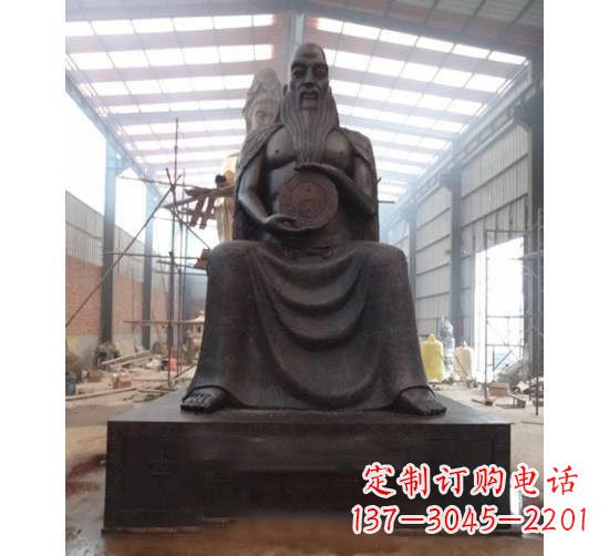 南通伏羲铜雕塑,精雕细琢的精美艺术品