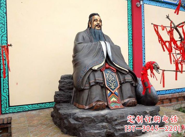 南通精美定制- 孔子雕塑