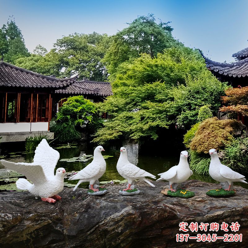 南通鸽子的雕塑
