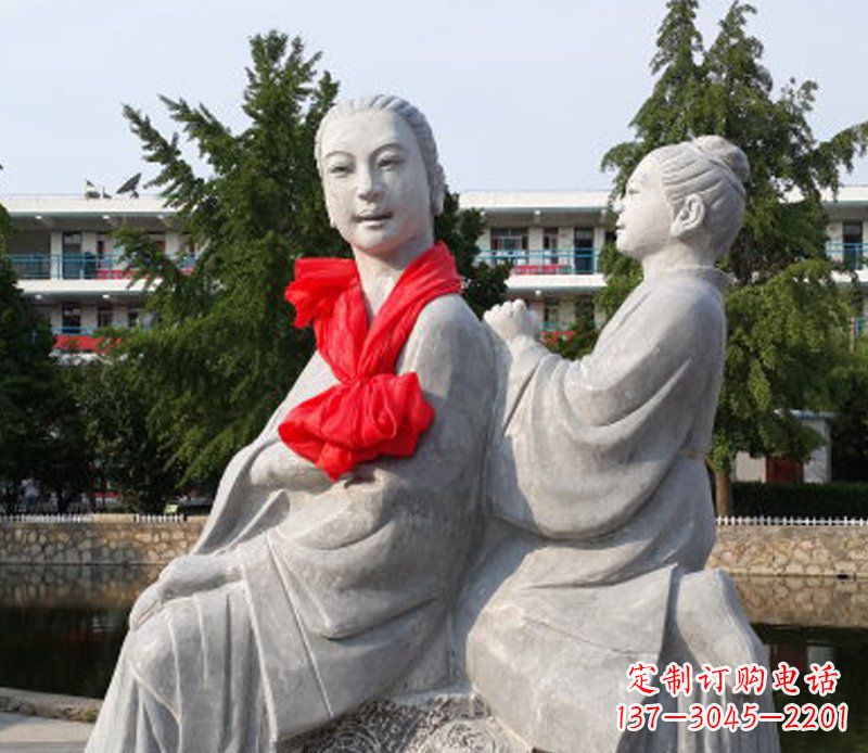 南通爱与温柔——领雕”母亲”石雕景观装饰