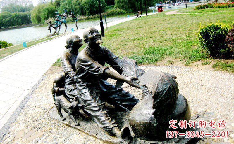 南通新颖可爱的铜雕萝卜小品
