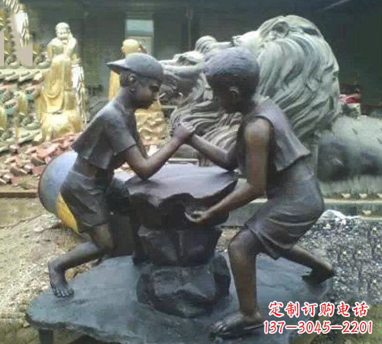 南通非凡童趣,精致儿童铜雕