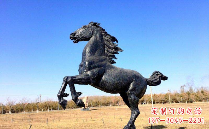 南通精美铜雕奔马动物雕塑