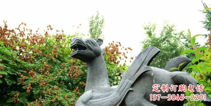 南通公园狴犴景观铜雕