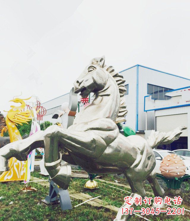 南通产品名称优雅的不锈钢雕塑——奔马