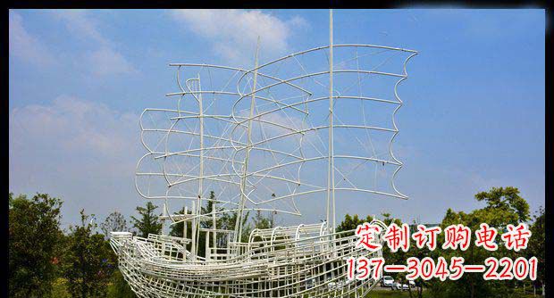 南通唯美不锈钢帆船雕塑