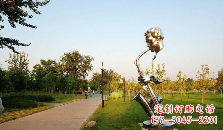南通不锈钢萨克斯抽象雕塑