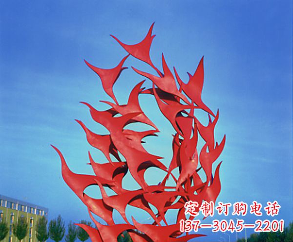 南通立体不锈钢大雁雕塑