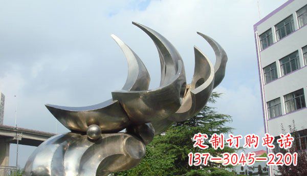 南通中领雕塑出品不锈钢海鸥雕塑