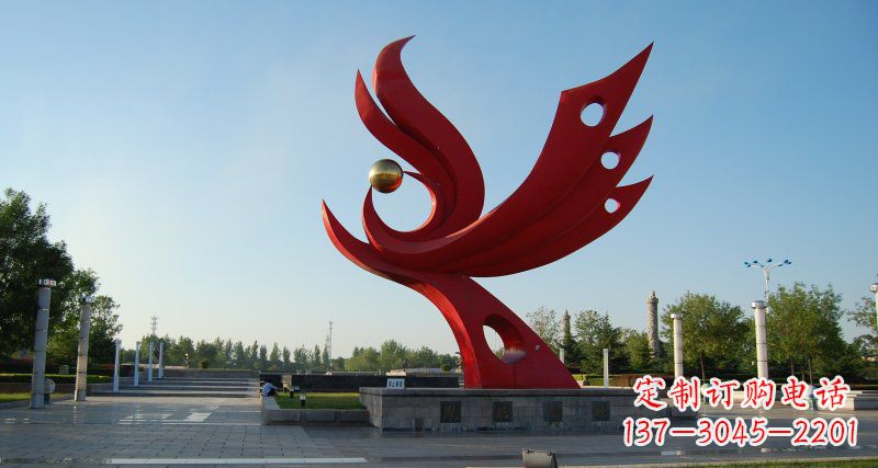 南通凤凰雕塑——浓缩的美丽传统
