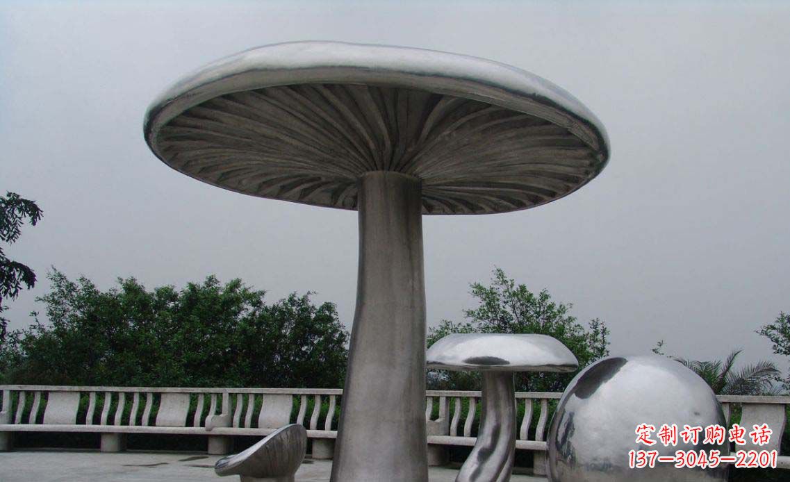 南通特色不锈钢凉亭雕塑