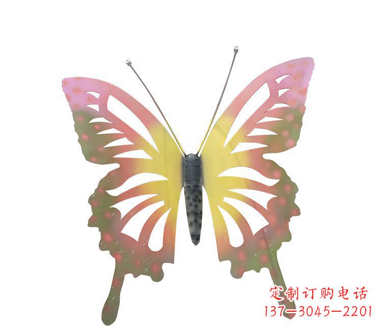 南通公园不锈钢蝴蝶摆件雕塑1