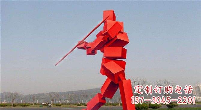 南通定制不锈钢标枪雕塑