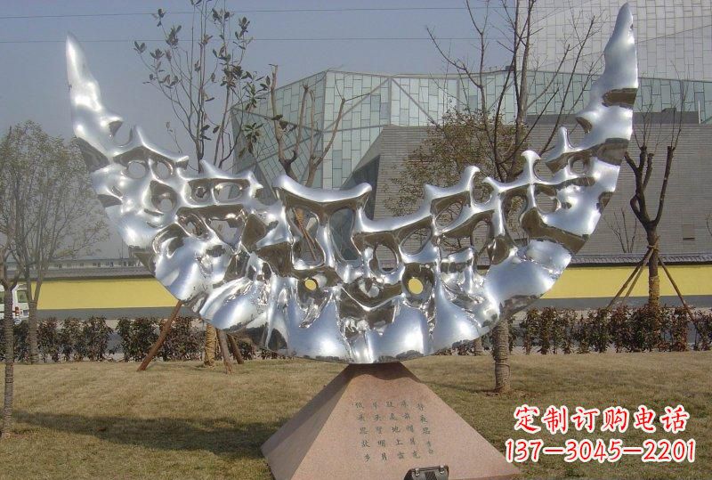 南通新款不锈钢月亮景观雕塑