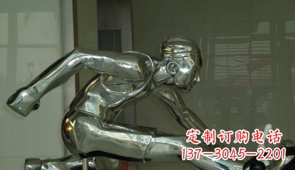 南通不锈钢运动员雕塑