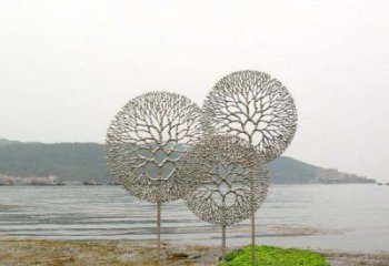 南通 迷人的不锈钢蒲公英雕塑