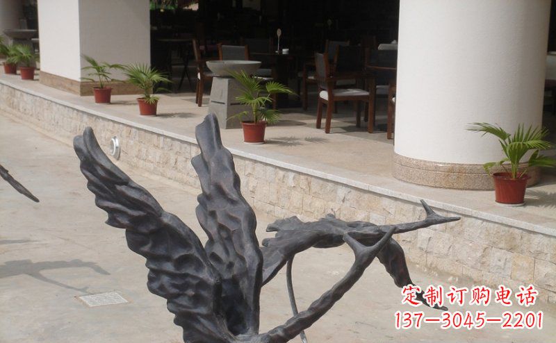 南通中领雕塑精美大雁铜雕