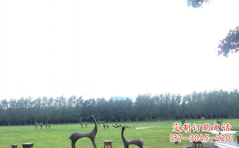 南通定制铜动物雕塑 – 小鹿