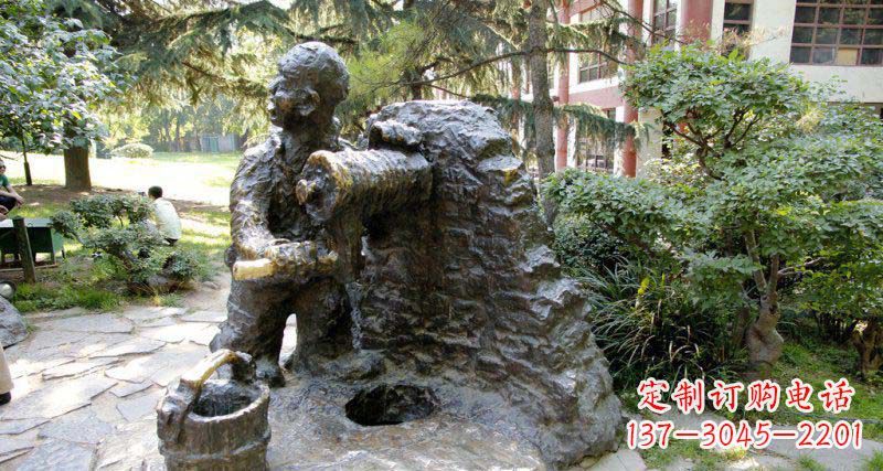 南通春洋定制铜雕男孩雕塑
