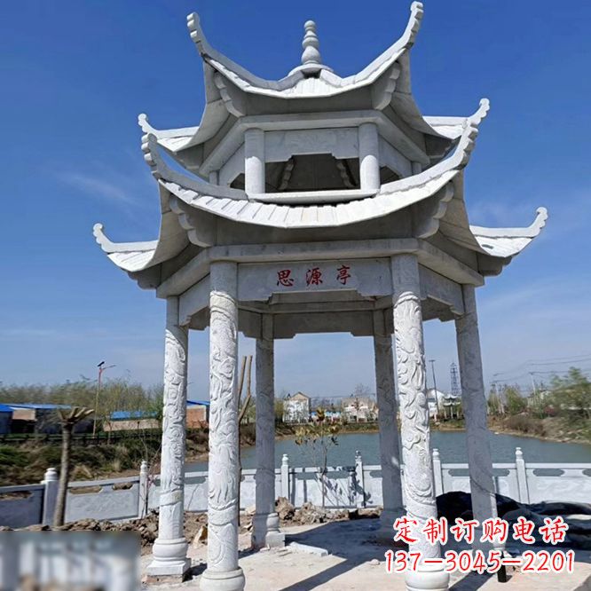 南通公园大理石凉亭