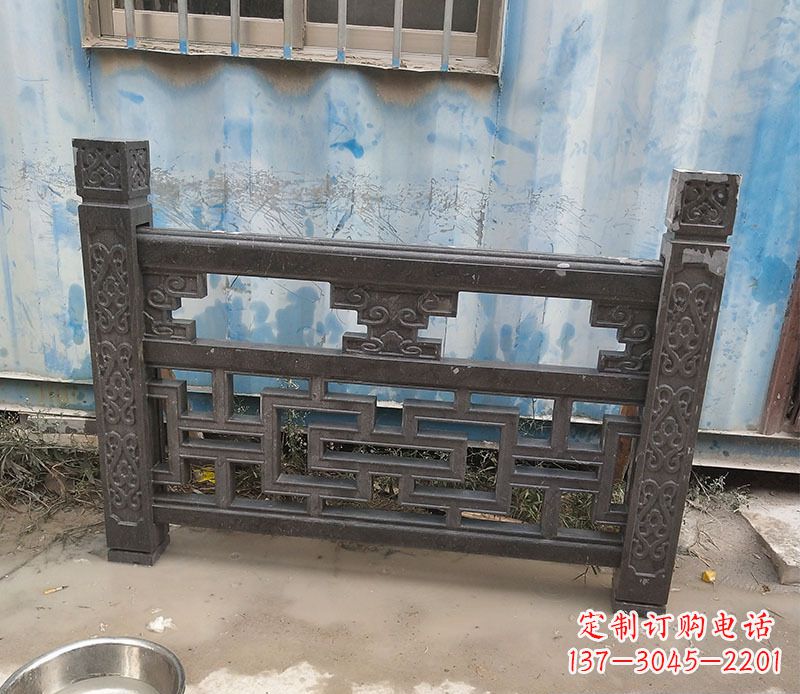 南通集乐馆大理石栏板雕塑