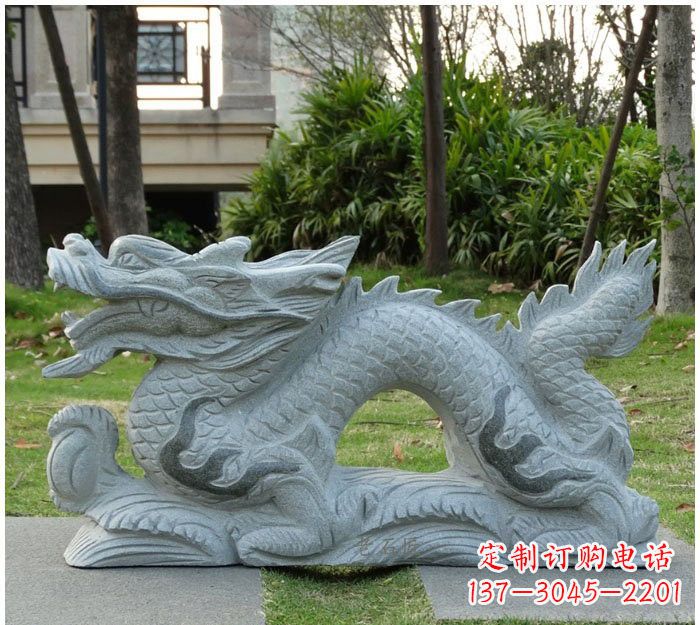 南通精美雕刻的大理石龙雕塑