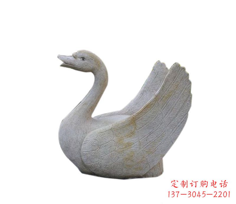 南通中领雕塑 | 天鹅石雕景观喷泉