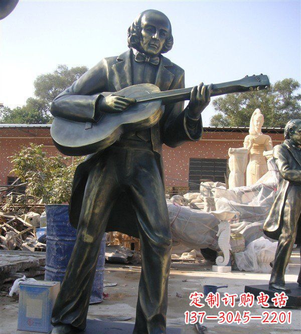 南通高端精致吉他雕塑