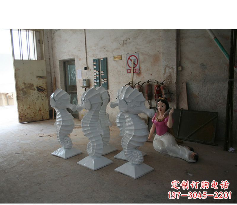 南通精美海马石动物雕塑