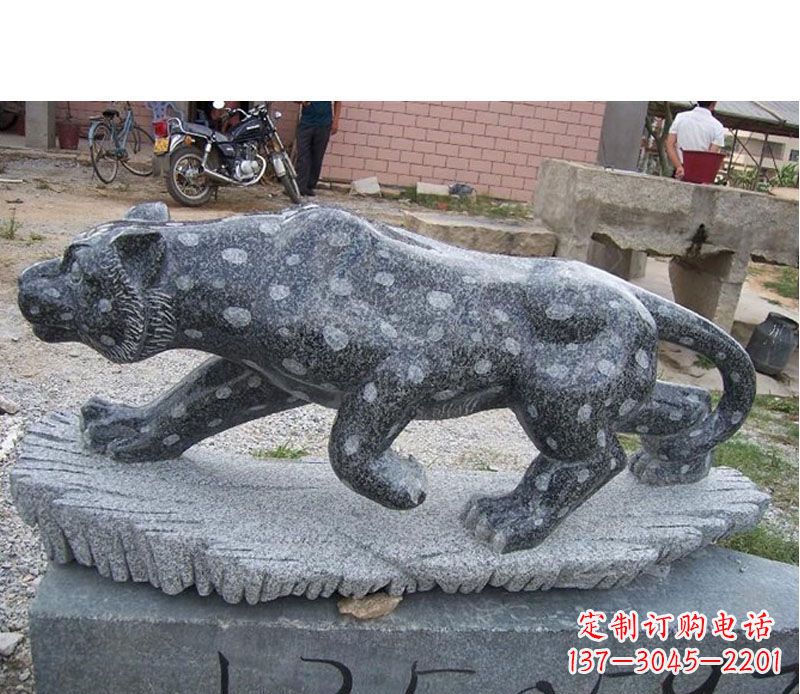 南通华美动物猎豹石雕