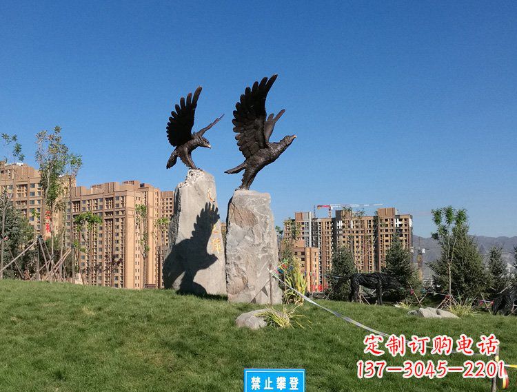 南通全新设计的精致老鹰雕塑