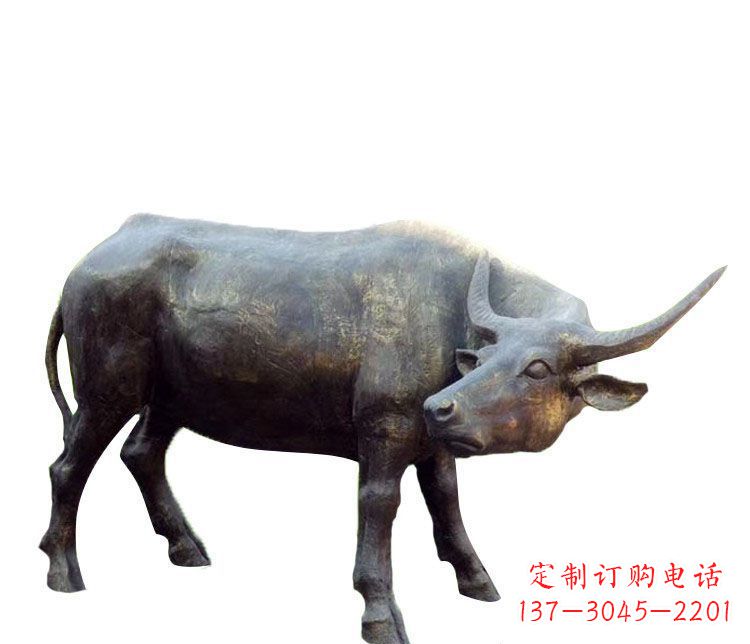 南通优质静谧水牛铜雕