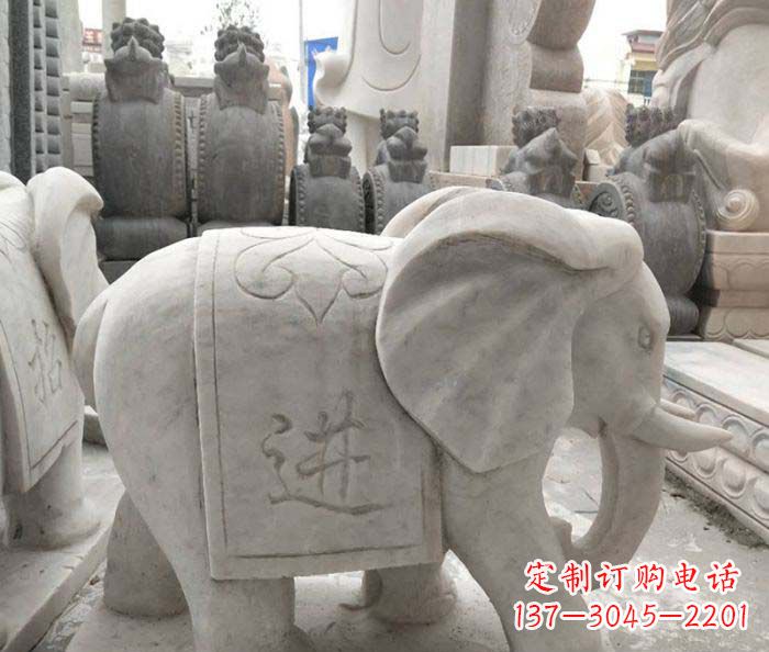 南通小象石雕塑,展现美丽的艺术风采