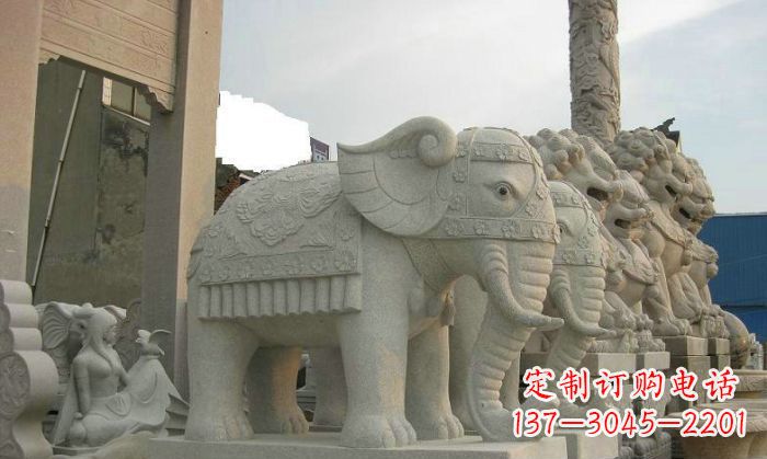 南通产品名称优雅雕塑大象招财雕塑
