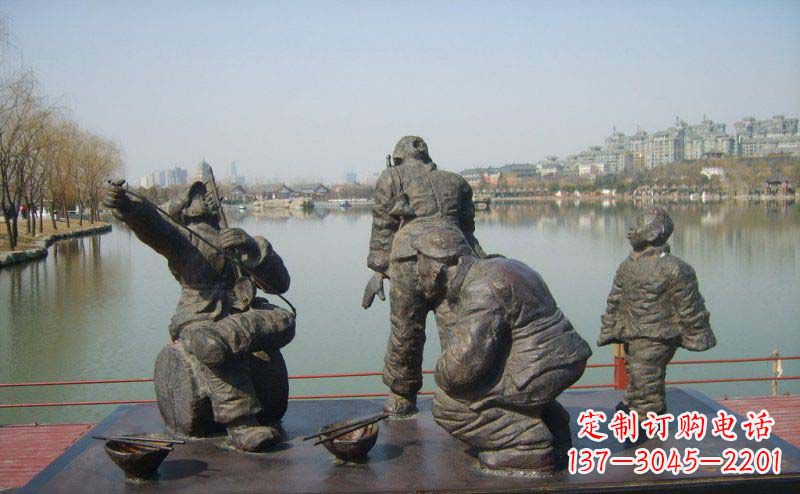 南通精美中式二胡雕塑