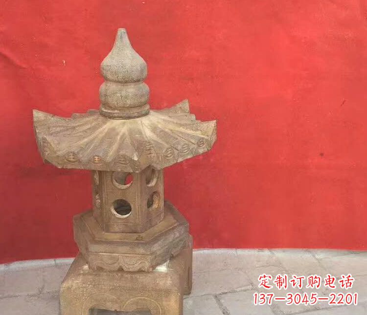 南通景观仿古石灯雕塑