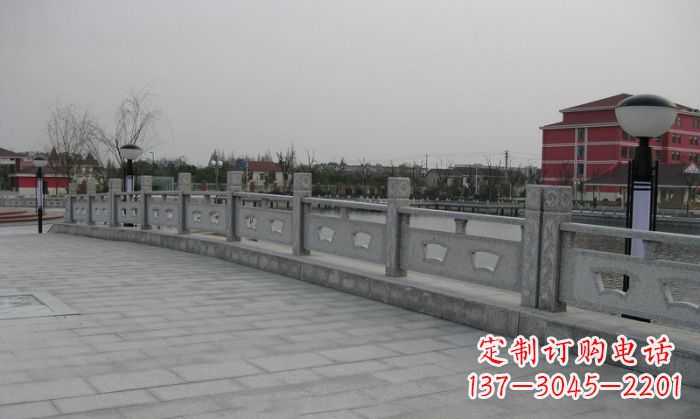 南通公园仿古石栏板 (2)