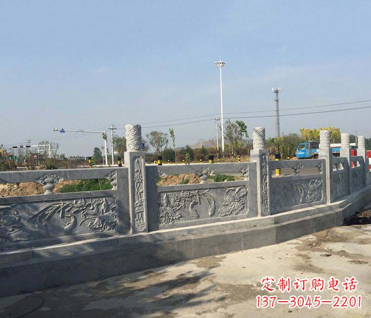 南通风格各异的精美公园仿古石栏板雕塑