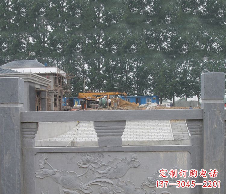南通公园仿古石栏板景观石雕 (9)