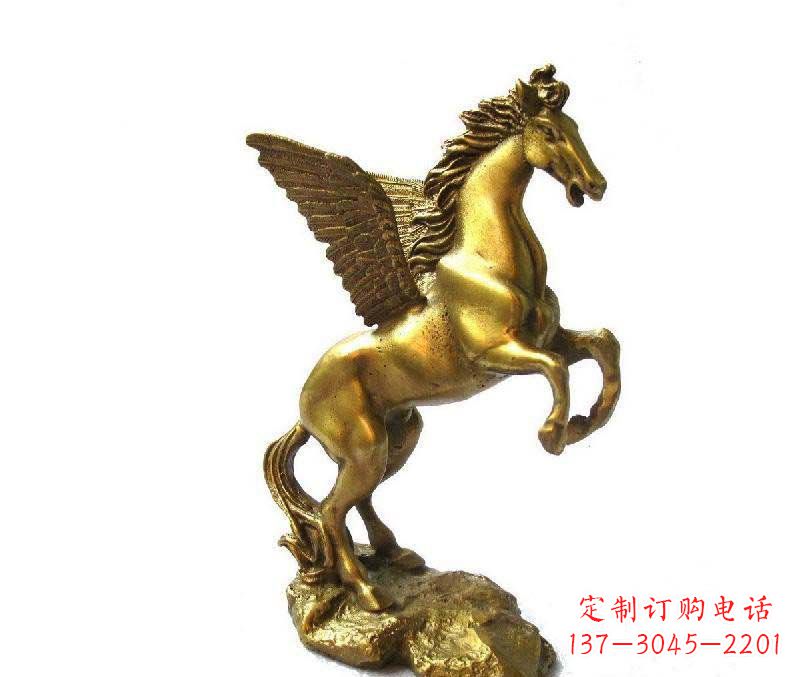 南通公园飞马动物铜雕