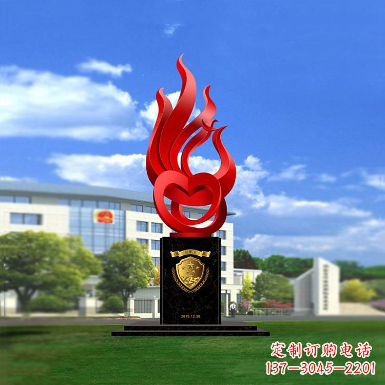 南通精致凤凰不锈钢雕塑