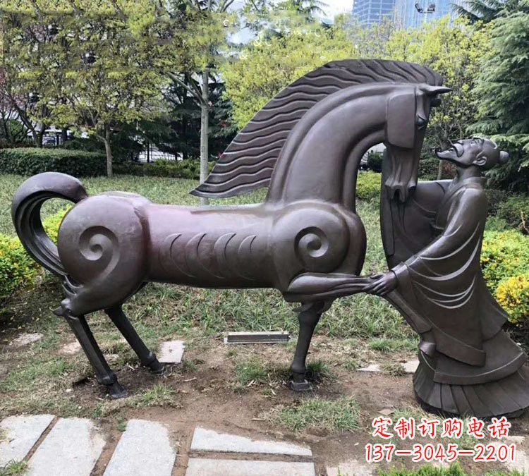南通展现历史名人的铜雕雕塑